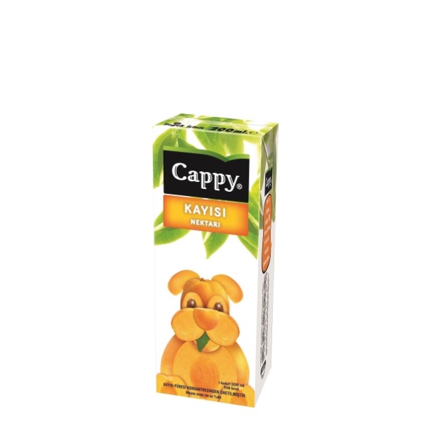 Cappy Kayısılı Suyu Tetra 200 Ml
