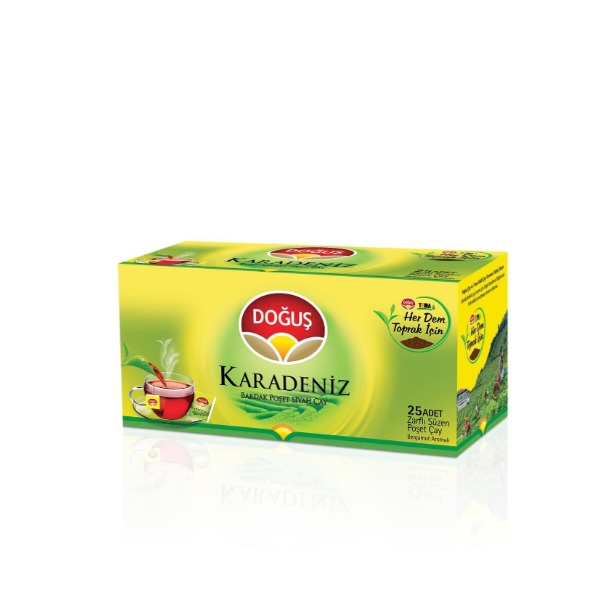 Doğuş Karadeniz Bardak Poşet Siyah Çay 25 Li 50 Gr