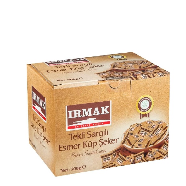 Irmak Sargılı Esmer Şeker Küp 500 Gr