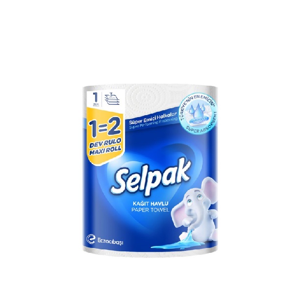 Selpak Kağıt Havlu 3 Katlı Dev Rulo