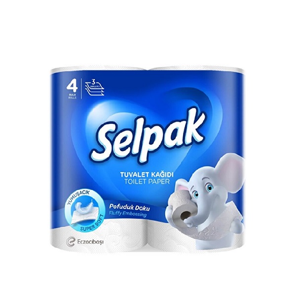 Selpak Tuvalet Kağıdı 4 Lü