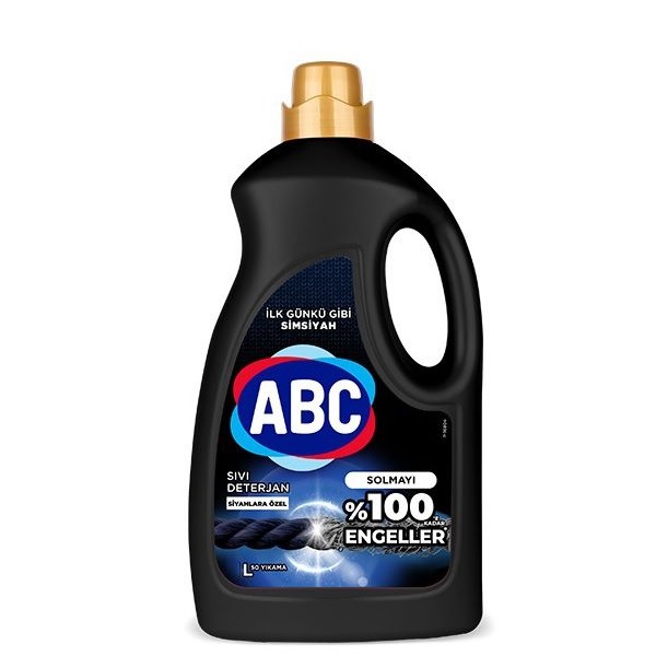 Abc Sıvı Çamaşır Deterjanı Siyahlara Özel 2700 Ml