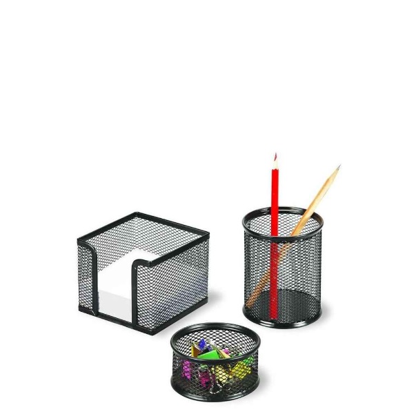 Temat 1000 Metal Kalemlik+Ataşlık+Notluk 3 Lü Set