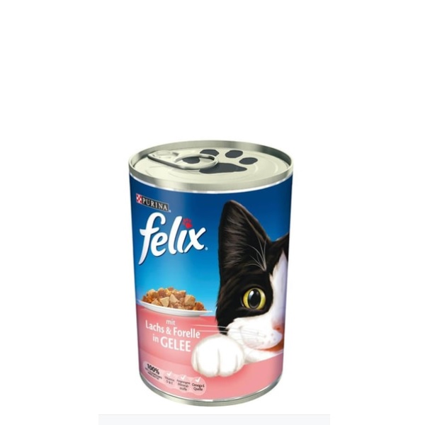 Felix Somon ve Alabalıklı Yaş Kedi Maması 400 Gr