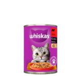 Whiskas Gravy Soslu Sığır Etli Yaş Kedi Mamasıi 400gr